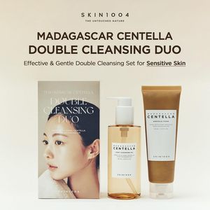 SKIN1004 Centella Double Cleansing Duo: Olio Detergente Leggero 6.76 Fl Oz e Schiuma Detergente in Fiala 4.22 Fl Oz - Set per la Cura del Viso - Product Image 2