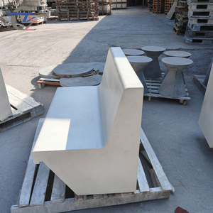 Soluzioni Personalizzate per Arredamento da Esterno, Set Divano da Giardino in Cemento Impermeabile per Villa, Balcone e Patio - Product Image 4