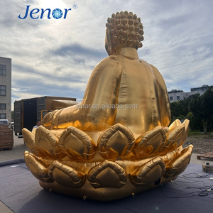 <span class=keywords><strong>Bouddha</strong></span> <span class=keywords><strong>gonflable</strong></span> doré utilisé pour les grandes célébrations extérieures comme décoration et outil publicitaire. - Product Image 5