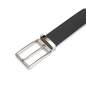 Sabuk Kulit Asli Fashion Pria Logo Kustom Sabuk Kulit Murni Pria Sabuk Desainer - Product Image 3