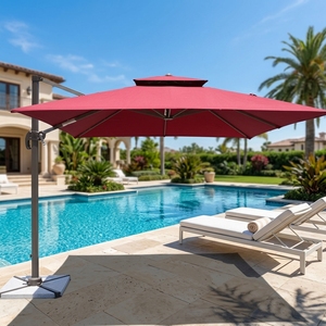 Sombrillas de Piscina Colgantes Tipo Cantilever, Económicas, al por Mayor, Fabricadas en China, para Patio y Exteriores - Product Image 1