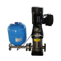 Pompe à eau industrielle verticale à fréquence variable pour circulation, avec contrôle automatique de pression constante, pompe de surpression multi-étages