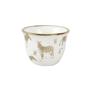 مصنع تشاوتشو النمط العربي 36 ، 80cc كأس كاوا سيراميك عربية تصاميم جديدة لأواني المشروبات - Product Image 1