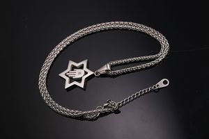 Mát thời trang nam giới và phụ nữ Hamsa David của các ngôi sao allah islam quẻ Mặt dây chuyền cho Valentine các cặp vợ chồng - Product Image 4