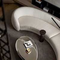 Lit en cuir de qualité hôtelière moderne Rela Star, avec table de chevet haut de gamme, armoire et coiffeuse assortis, style antique pour appartement