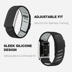 Correa Deportiva de Silicona Impermeable de Dos Tonos Premium para Whoop 5.0, Correa de Repuesto para Reloj, Venta al Por Mayor de Fábrica - Product Image 3