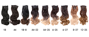 Extensiones de Cabello a Precio de Fábrica, Piezas de Cabello de Crochet, Trenzas, Cola de Caballo, 5 Piezas, Estilo Rizado - Product Image 2