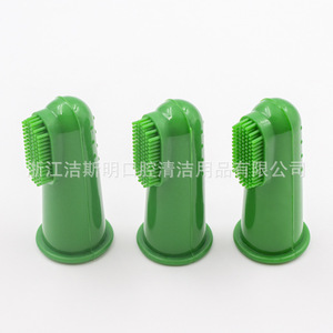 Cepillo de dientes de dedo para bebés, cerdas de silicona de 5,2 cm, masajeador de encías, uso doméstico - Product Image 1