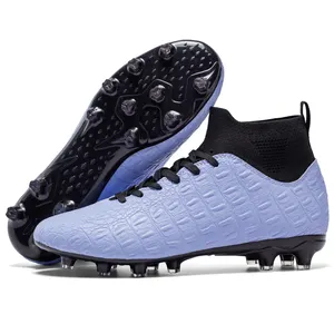 Custom Men Soccer Shoes OEM/ODM Training Professional Design Cleats Outdoor Football Boots Futsal Footwear