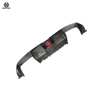 Lèvre arrière en fibre de carbone F87 M2 avec éclairage LED pour BMW M2 F87 2014-2021, style SC, diffuseur de pare-chocs, accessoires de tuning, kit carrosserie