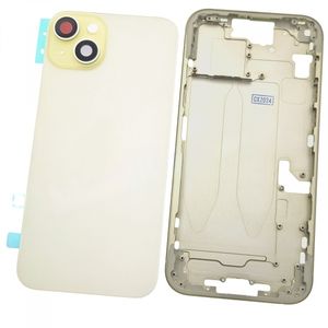 Boîtier intermédiaire en ABS jaune avec coque arrière pour téléphones mobiles 15 Plus - Product Image 1