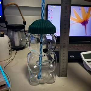 <span class=keywords><strong>Tazza</strong></span> a Forma di Orsacchiotto Adorabile 2025 in Vetro Borosilicato di Alta Qualità per Adulti, Regalo Aziendale, Vendita Transfrontaliera - Product Image 5