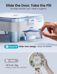 Sistema Automático de Dispensa de Comprimidos, Armazenamento Grande com 28 Compartimentos, Design à Prova d'Água e Umidade para Idosos - Product Image 4