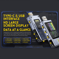 FNB58 USB testeur voltmètre ampèremètre TYPE-C détection de Charge rapide déclencheur capacité mesure mesure d'ondulation