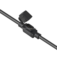 Porte-fusible automobile M15 10A mâle/femelle en cuivre PVC 2 cœurs IP65 300V étanche, boîtier de connexion de câbles en ligne droite