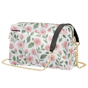 Wholesale Custom Logo Crossbody <b>Bag</b> for Women Floral Print Shoulder Purse with Chain Strap Small Square <b>Bag</b> for Date Party <b>Gift</b> - Product Image 1