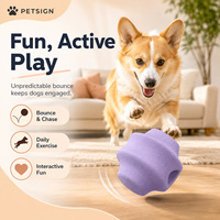 Accessoires pour animaux de compagnie : Jouet interactif à mâcher pour chien, anti-fuite de nourriture, en caoutchouc naturel, résistant aux morsures, modèle 2025, tendance