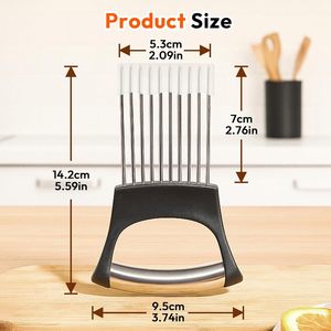 Oferta Caliente al por Mayor: Soporte para Cebolla con Aguja y Cortador, Mango de Plástico, Apto para Lavavajillas. - Product Image 5