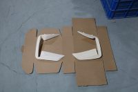 Accessoires extérieurs pour Ford Transit Customs 2025+ : Garniture de pare-chocs avant en PP, kit carrosserie