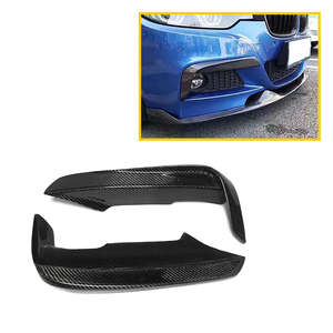 Divisor Delantero de Fibra de Carbono Real Estilo MAD para BMW Serie 3 F30 F35 M Sport Sedán 2013-2018, Divisores Delanteros para Automóvil - Product Image 1