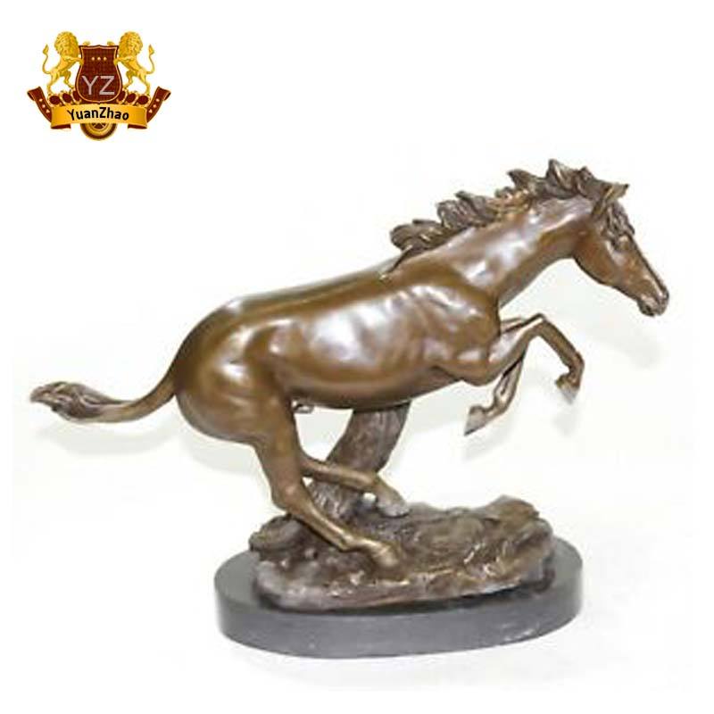 ブロンズ像　馬 ブロンズ製ギリシャ馬像 - 古代抽象彫刻の馬の置物 - 動物アートギフト