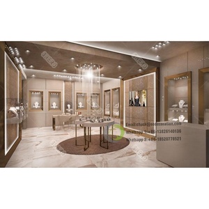 OEM jewellery showroom display cabinet for retail display