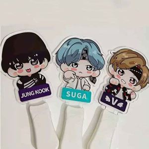 Customized Central Control <b>LED</b> Illuminated Light Sign Fan <b>Star</b> Interactive Atmosphere Prop Acrylic Illuminated Hand Sign Light - Product Image 6