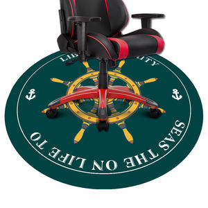 Alfombrilla de goma grande rectangular redonda antideslizante para <span class=keywords><strong>silla</strong></span> de juegos, alfombra giratoria acolchada, alfombrilla antideslizante para suelo, tamaño personalizable en Stock - Product Image 5