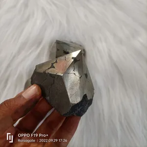 Con Trỏ Hình Dạng Độc Đáo Tự Nhiên Được Đánh Bóng Điểm Pyrite Tự Nhiên Chất Lượng Cao Cũng Được Sử Dụng Để Chữa Bệnh Và Trang Trí Nhà Cửa