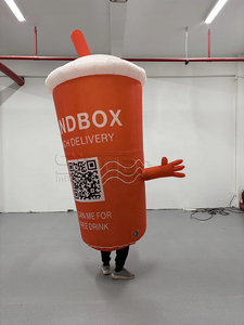 Costumes de bouteille de boisson gonflable géante pour publicité extérieure avec logo personnalisé - Product Image 4