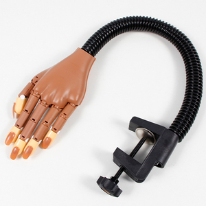 Mano de Práctica Flexible y Móvil para Uñas Acrílicas, 100 Puntas de Repuesto, Kit de Herramientas para Manicura de Salón y Exhibición de Maniquí - Product Image 4