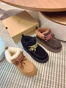 Chaussures de créateur de luxe, style hiver-printemps, à semelle épaisse, pour l'intérieur, pantoufles confortables et très chaudes pour couples - Product Image 3