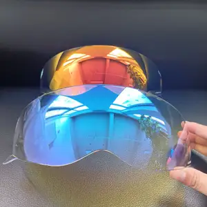 Visera de lente para casco de motocicleta Scorpion EXO, lentes Retro para casco de KS-8