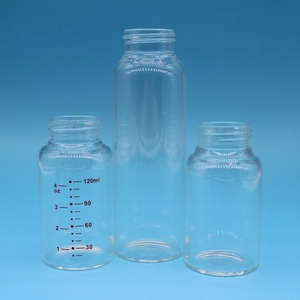 3ml 5ml 8ml Empty <b>Mini</b> Clear Glass <b>Bottles</b> for Lab Chemical Cosmetic Packaging with Screen Printed Rubber Stopper Bulk Sale - Product Image 6