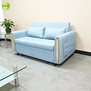 Wholesale Modern 2 Seat <strong>Sofa</strong> Convertible <strong>Sofa</strong> Come <strong>Bed</strong> for Living Room Furniture <strong>Pull</strong> <strong>Out</strong> <strong>Sofa</strong> <strong>Bed</strong> Linen Fabric Loveseat T073 - Product Image 3