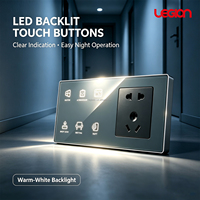 Interrupteur Tactile Intelligent pour Chambre d'Hôtel, Variateur d'Éclairage RF 433 MHz, Contrôle de Rideaux et TV AC, Couleur et Fonction Personnalisables, OEM ODM Acceptés