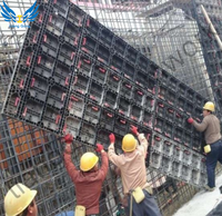 Coffrage en plastique ABS Lianggong pour murs, colonnes et dalles en béton
