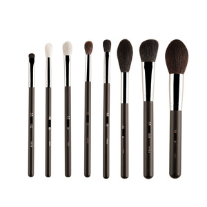 Chichodo Makeup Brush Set 8Pcs Natural Wool Bristles Wooden Handle For <b>Eye</b> <b>Shadow</b> Blending - Product Image 5