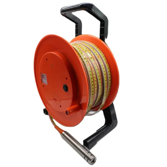 Yunyi Cable de regla de acero portátil de 30 metros Indicador de nivel de agua profunda