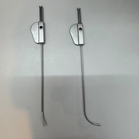 Aiguille de suture pour réparation du ménisque à double bras CANWELL, réparation du ménisque, chirurgie, UHMWPE, arthroscopie du genou, intérieur/extérieur, CE ISO