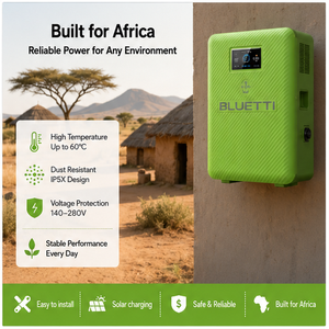 Système de stockage d'énergie domestique à charge <span class=keywords><strong>solaire</strong></span> rapide BLUETTI, recharge en 1,5 heure, 2 kWh, 3 kWh, 5 kWh, générateur hors réseau ESS - Product Image 1