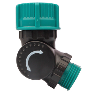 YOD Raccord rapide unidirectionnel mâle en plastique pour tuyau d'irrigation agricole et de jardin, usage extérieur, 16mm 1/2, Vanne de dérivation - Product Image 1