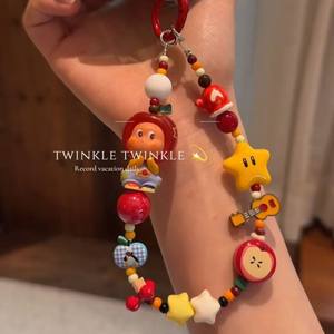 غايوا أبل ستار حقيبة مجوهرات ديي شنقا الإبداعية لطيف الناس المحمول تشاو اللعب الهاتف المحمول قذيفة - Product Image 2