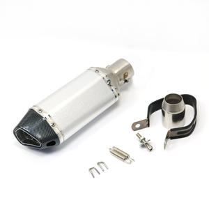 Escape Moto Exhaust Pipe <span class=keywords><strong>Racing</strong></span> Silencieux Pour yamaha dirt bike Silencieux d'échappement FZ6N FZ07 <span class=keywords><strong>FZ1</strong></span> FZ8 FZ09 YFZ450R - Product Image 1