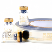 Étiquettes de flacons personnalisées en BOPP transparent avec feuille d'or - Étiquettes autocollantes pour flacons cosmétiques imperméables