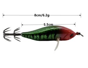 Esca <span class=keywords><strong>per</strong></span> Calamari e <span class=keywords><strong>Seppie</strong></span> Luminosa, Gamberetto Orizzontale in ABS, Esca Artificiale Stampata <span class=keywords><strong>per</strong></span> Pesca in Mare, Lago, Fiume, Torrente, 20g - Product Image 1