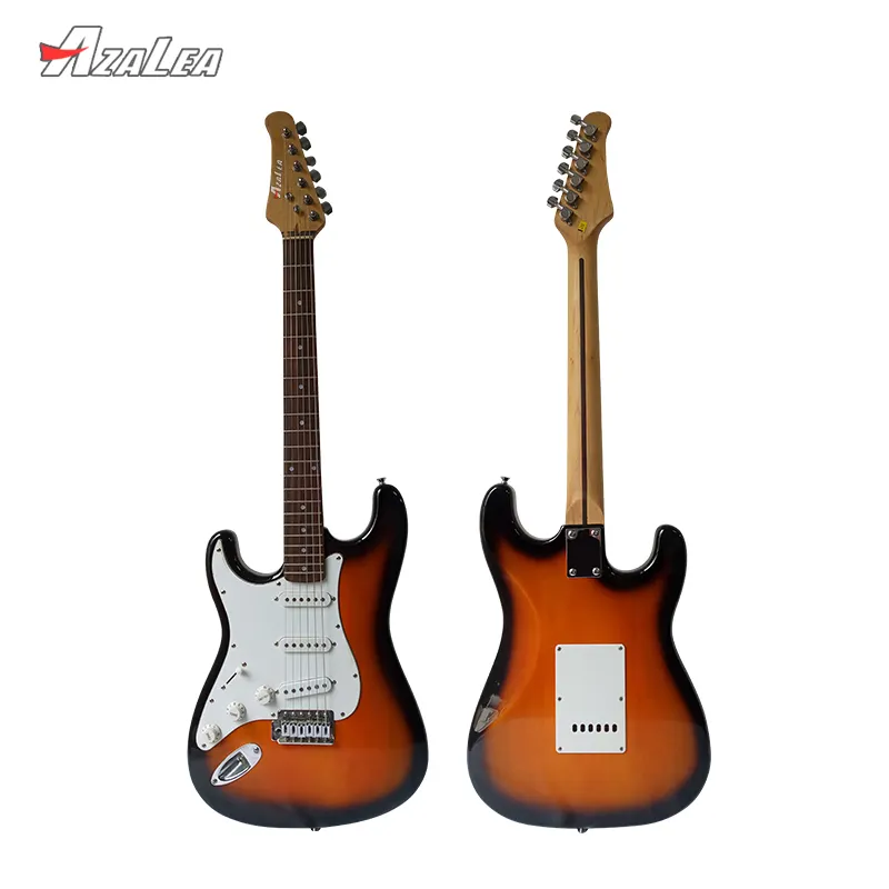 Chinese oem musical instrument ST left handed electric guitar left-handed for sale cheap price