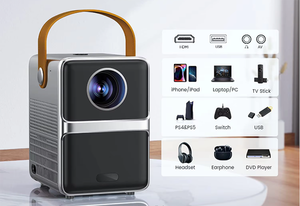 Mini Proyector LED Portátil 720P Nativo, WiFi 5G Inalámbrico, Duplicación de Pantalla, Cine en Casa, TV 3D, Proyector WiFi Inalámbrico para Juegos y Teléfono - Product Image 3