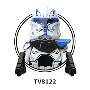 Sets <span class=keywords><strong>de</strong></span> Bloques <span class=keywords><strong>de</strong></span> Construcción <span class=keywords><strong>de</strong></span> Minifiguras <span class=keywords><strong>de</strong></span> Star Wars: Stormtrooper 212, Soldado Clon 501, Anakin Skywalker, Obi Wan, Juguetes para Niños TV6114-6116 - Product Image 6