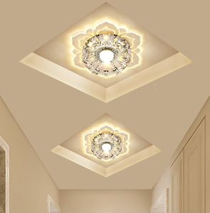 Creatieve plafondlampen Gangpadverlichting Decoratief ontwerp Woonkamer Bloemarmaturen Acryl Moderne inkomhalverlichting voor thuis - Product Image 3